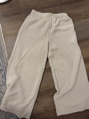 Cozy Cream Knit Pants
